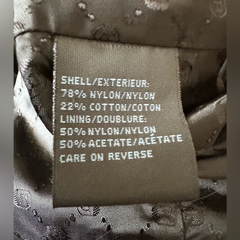 VINTAGE black belted trench coat • minimalist Kenneth Cole Reaction • xs - Picture 8 of 13